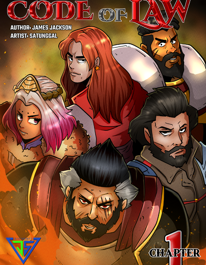 Code of Law comic book front cover