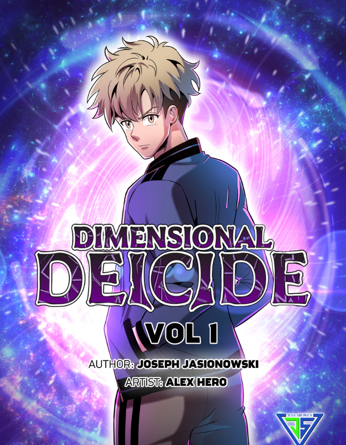 Dimensional Decide comic book cover featuring original sci-fi artwork