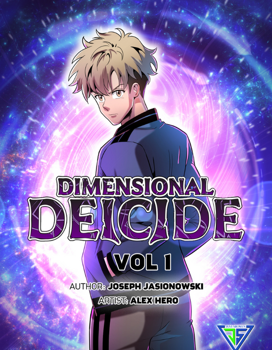 Dimensional Decide comic book cover featuring original sci-fi artwork